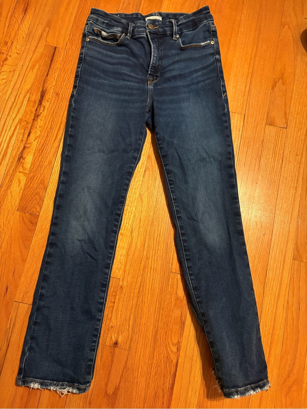 Good American Good Legs Dark Wash Skinny Jeans